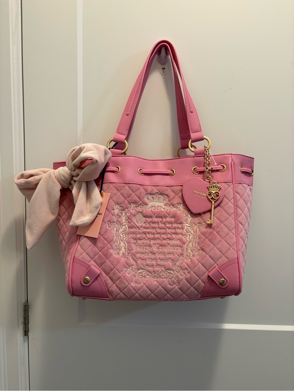 NWT Juicy Couture Fairy Tale bag in Cherry Blossom